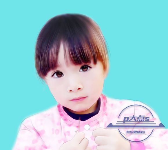Photoshop把儿童照片转为可爱的仿手绘效果 全福编程网