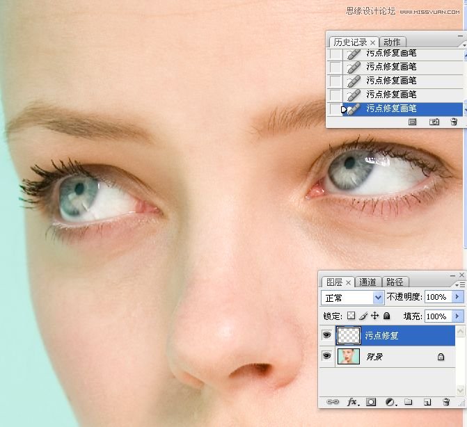Photoshop详细解析人物肖像精修案例,PS教程,思缘教程网