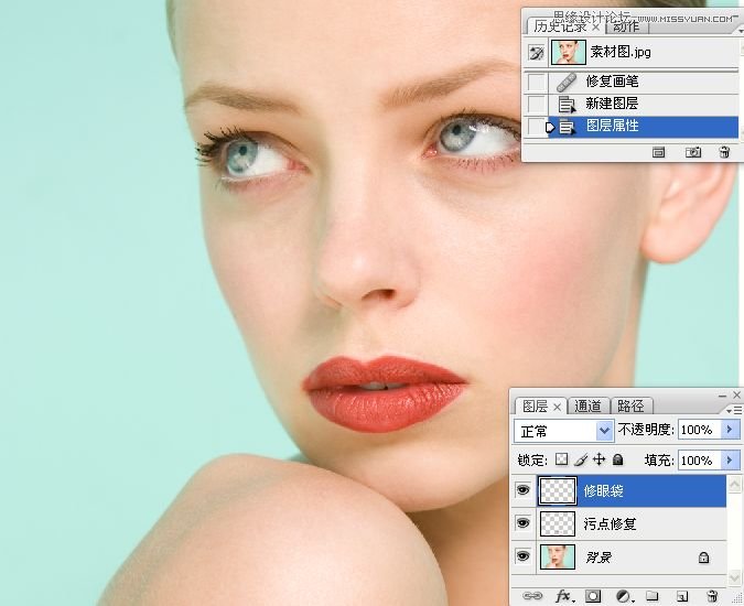 Photoshop详细解析人物肖像精修案例,PS教程,思缘教程网
