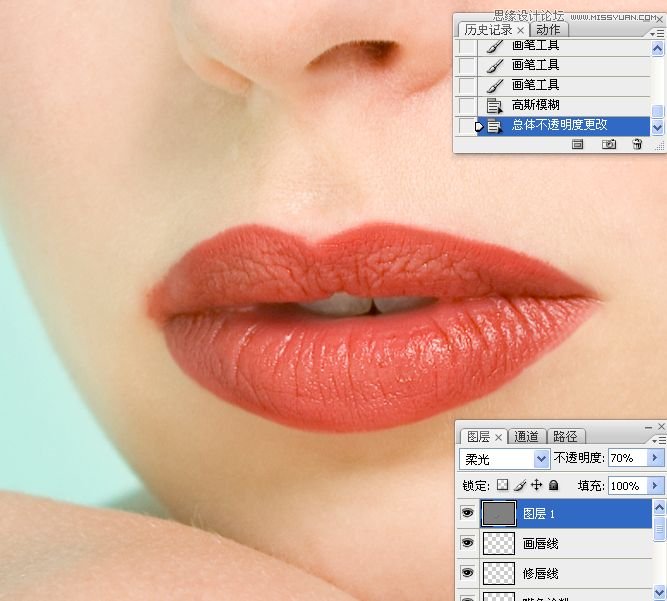 Photoshop详细解析人物肖像精修案例,PS教程,思缘教程网
