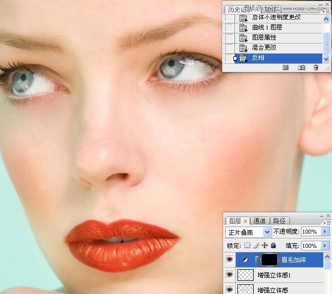 Photoshop详细解析人物肖像精修案例,PS教程,思缘教程网