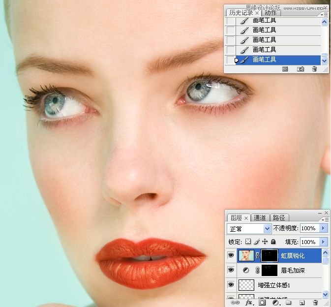 Photoshop详细解析人物肖像精修案例,PS教程,思缘教程网