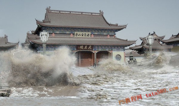 PS合成水漫金山教程 全福编程网教程
