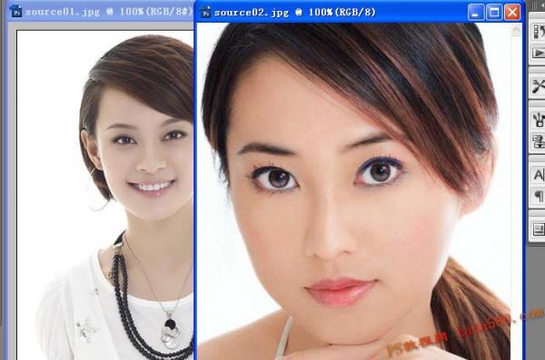 Photoshop照片合成教程-脸部移植