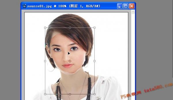 Photoshop照片合成教程-脸部移植