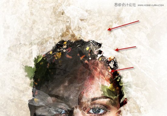 22022W2M 24 Photoshop合成魔幻效果的创意人像脸谱