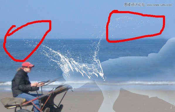 Photoshop合成创意的飞奔水马教程,PS教程,思缘教程网