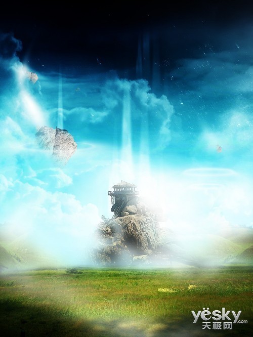 Photoshop图像合成 快速创建超现实美丽景象