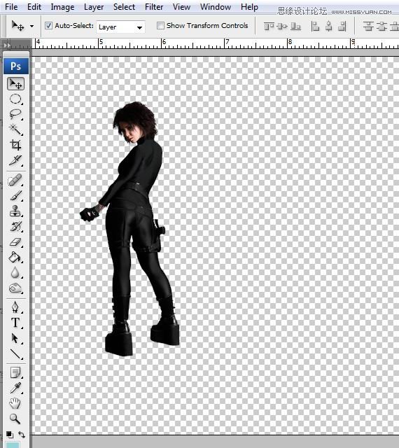 Photoshop合成Tron风格的科幻插图教程,全福编程网