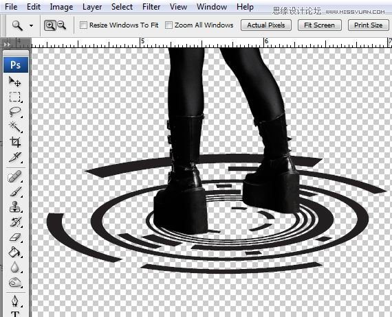 Photoshop合成Tron风格的科幻插图教程,全福编程网