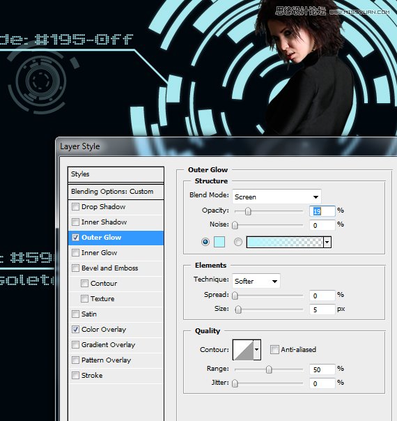 Photoshop合成Tron风格的科幻插图教程,全福编程网