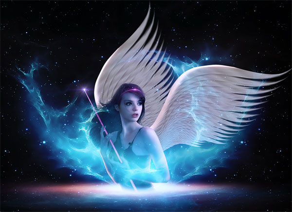 PS梦幻太空时代的光天使的场景 全福编程网