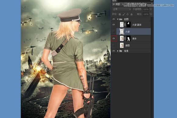 Photoshop合成超酷的生化危机海报效果图,PS教程,素材中国