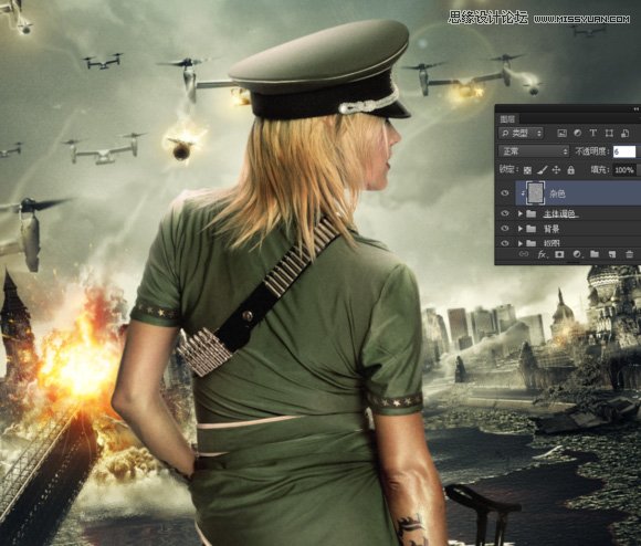 Photoshop合成超酷的生化危机海报效果图,PS教程,素材中国
