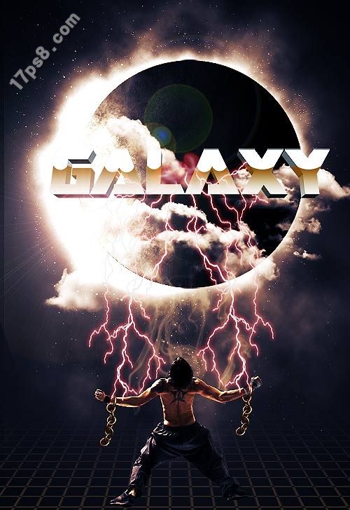 photoshop合成宇宙科幻海报教程 全福编程网