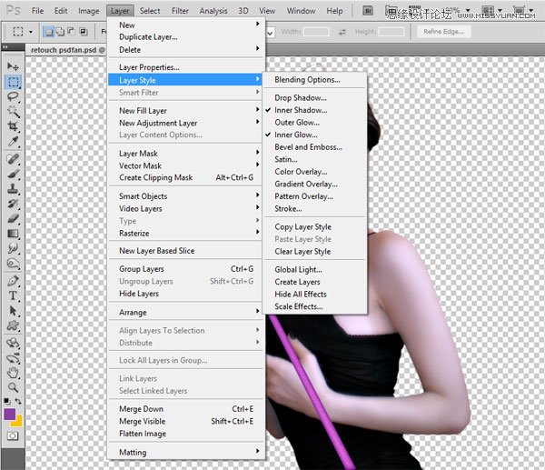 Photoshop合成梦幻绚丽的天使翅膀,PS教程,思缘教程网