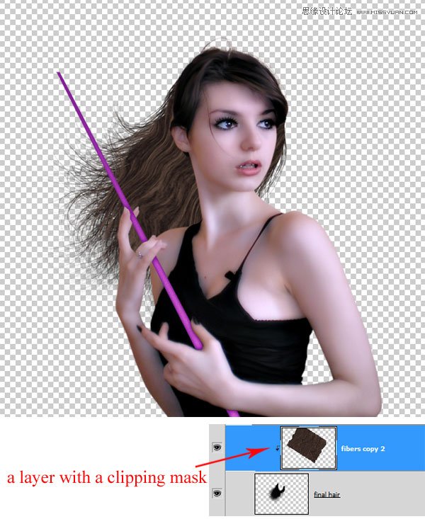 Photoshop合成梦幻绚丽的天使翅膀,PS教程,思缘教程网