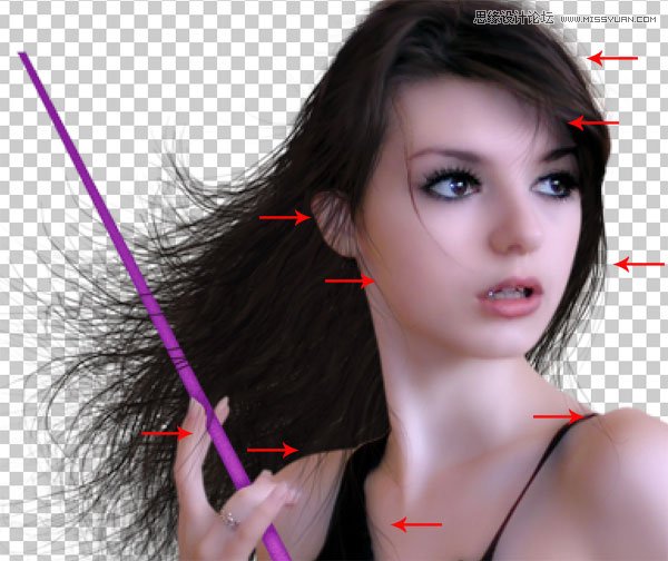 Photoshop合成梦幻绚丽的天使翅膀,PS教程,思缘教程网