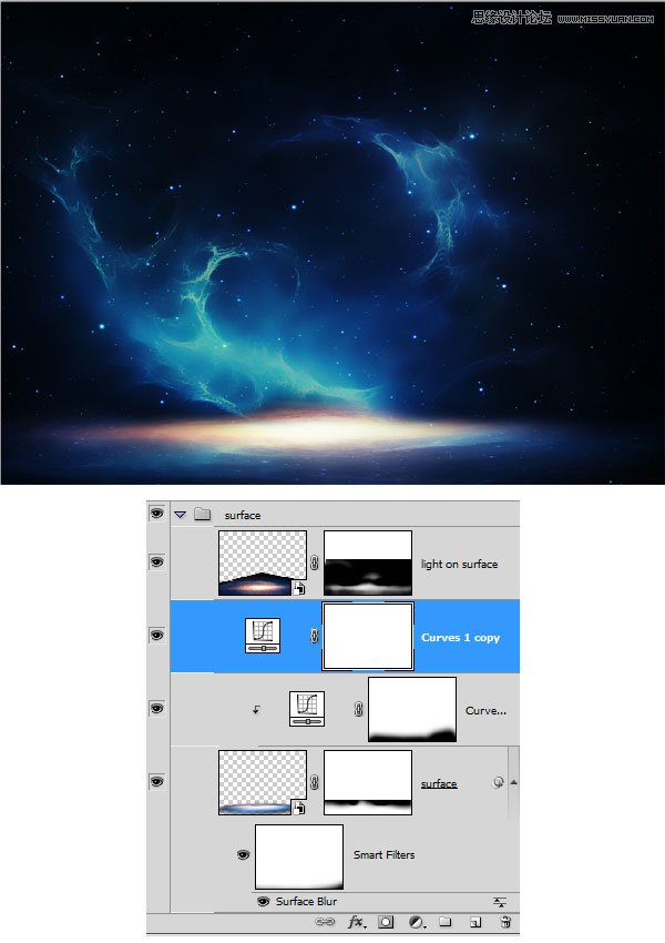 Photoshop合成梦幻绚丽的天使翅膀,PS教程,思缘教程网