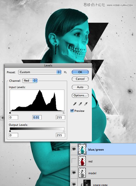 Photoshop合成时尚立体效果的个性海报,全福编程网