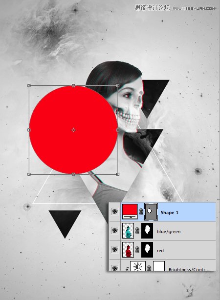 Photoshop合成时尚立体效果的个性海报,全福编程网