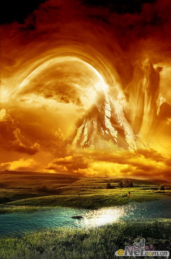 PhotoShop打造超现实幻想风格场景效果教程 全福编程网教程
