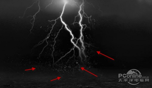 PS翻译教程：PS打造雷云闪电暴风场景